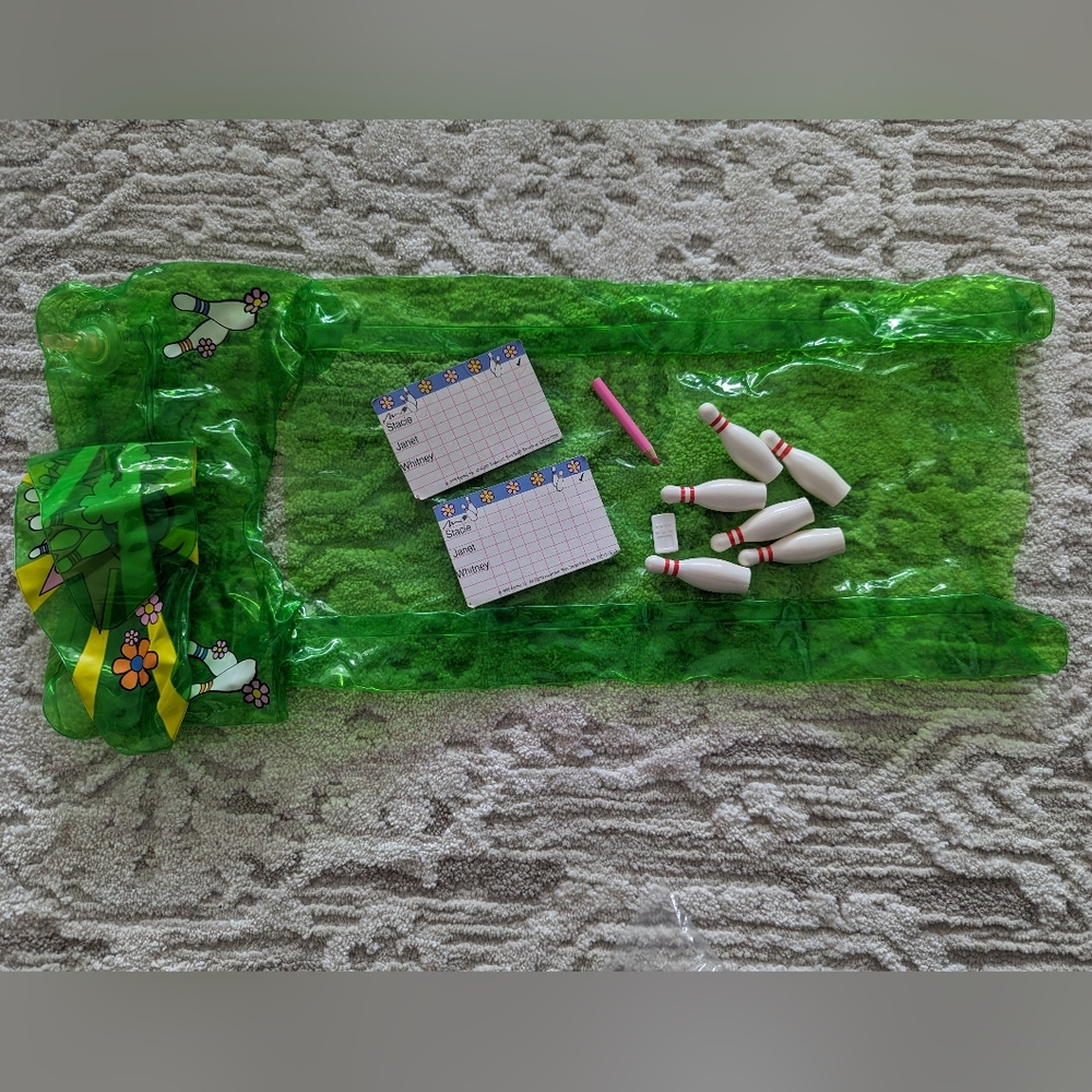 Vintage Barbie bowling playset